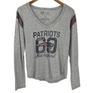 47 Forty Seven Brand NFL Team Apparel New England Patriots Shirt Women Large